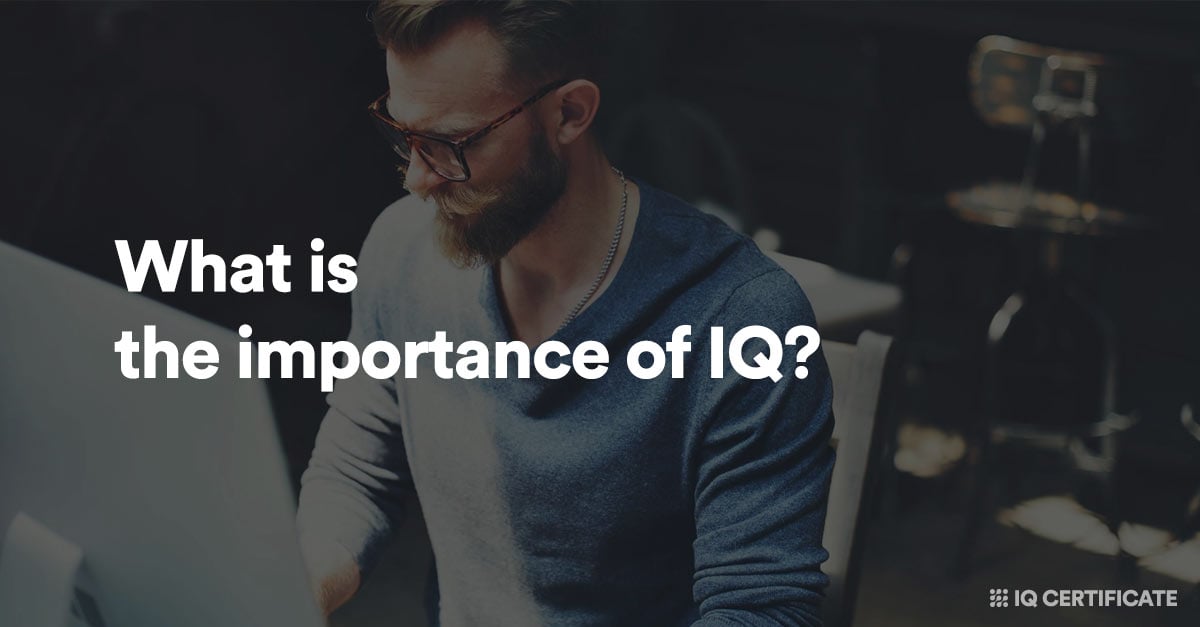 What is the importance of IQ?